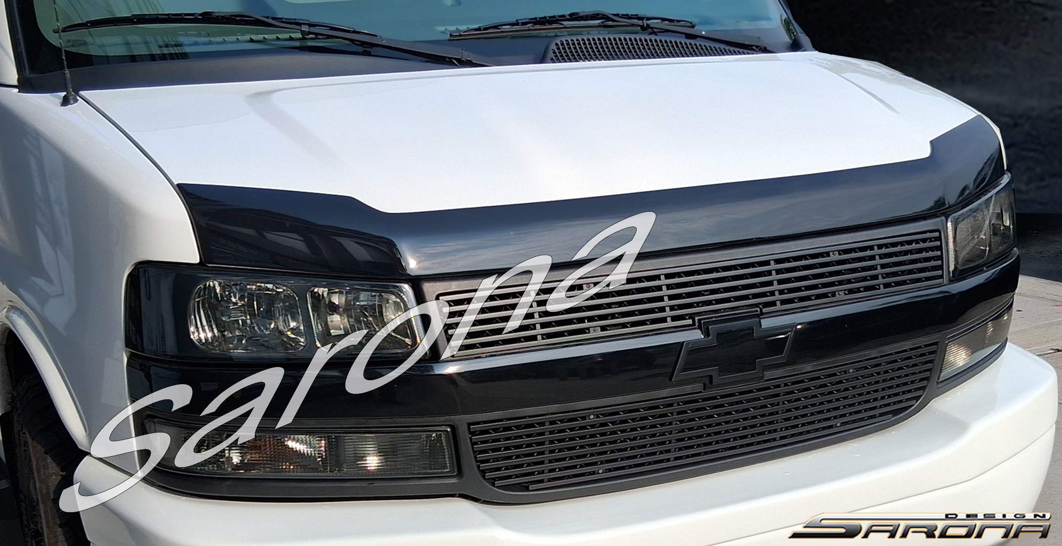 Custom Chevy Express Van  All Styles Wind Deflector (2003 - 2025) - $135.00 (Part #CH-002-WD)